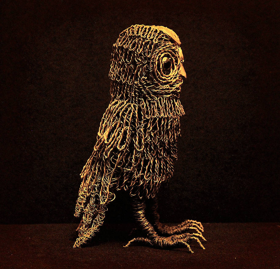Wire Owl by idwireartworks