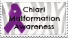 Chiari Awareness Stamp by Kawaiiwarrior