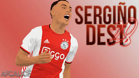 Serginho Dest | AFC Ajax | Vector Vexel