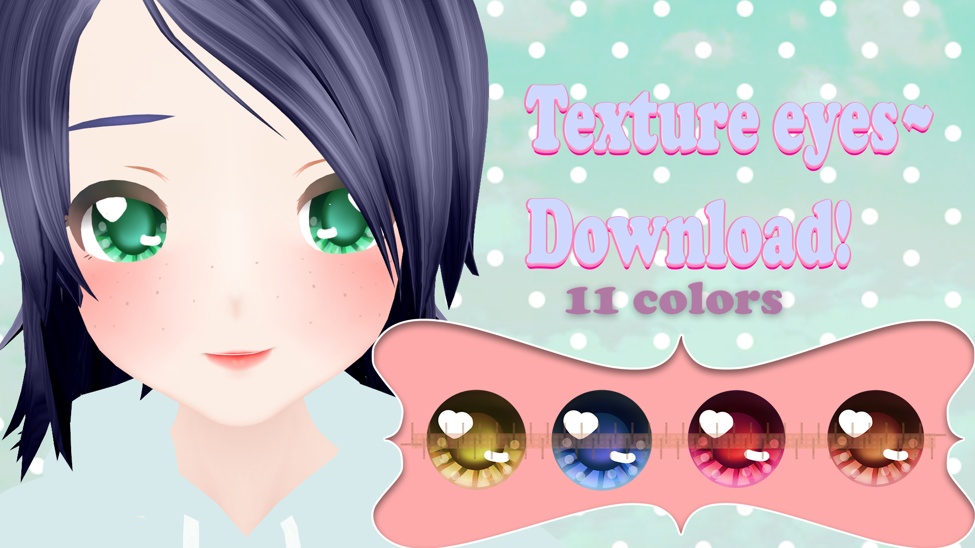 MMD Cute texture eyes Dl by Kiramashao on DeviantArt