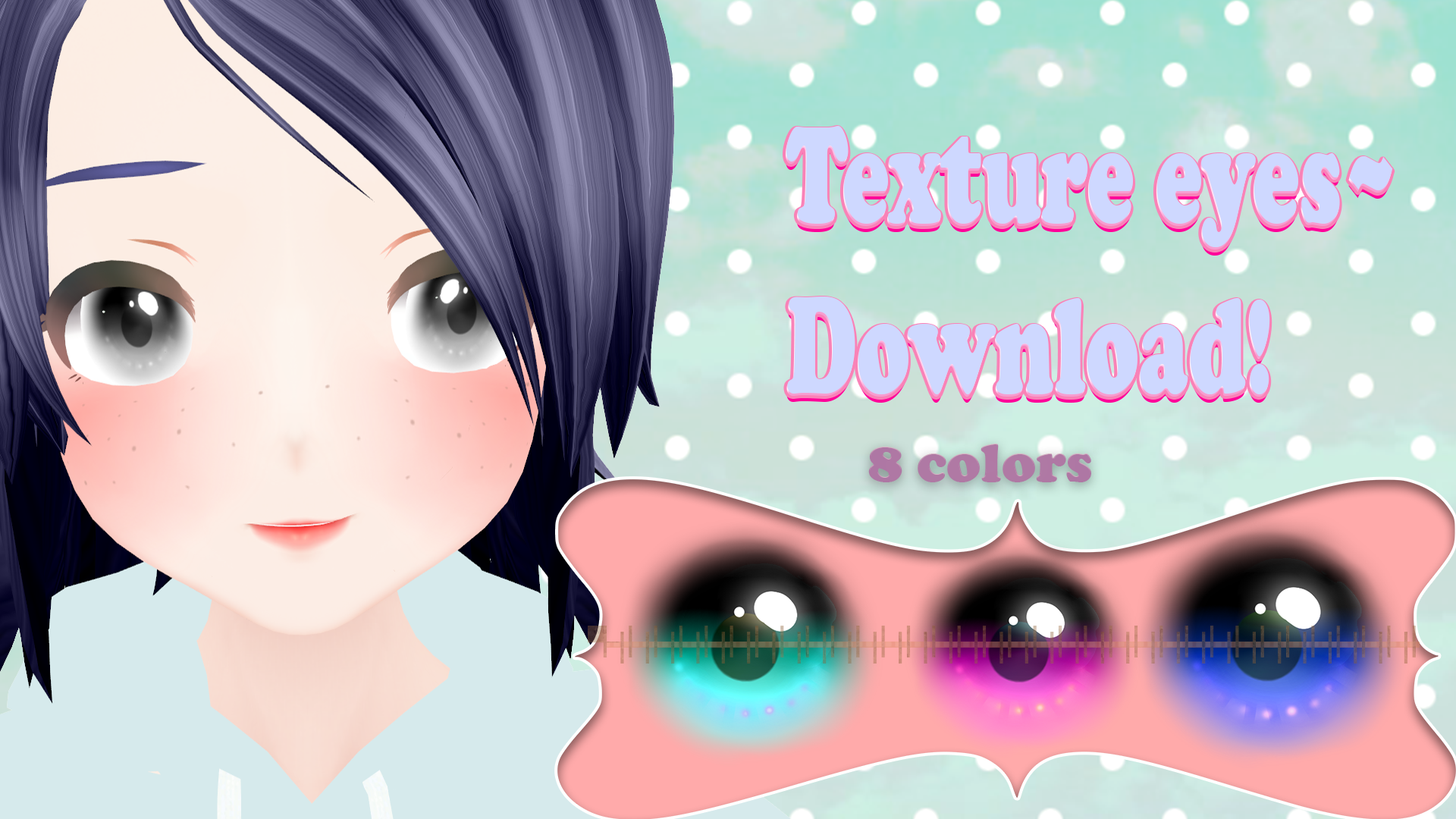 MMD Soft texture eyes DL by Kiramashao on DeviantArt