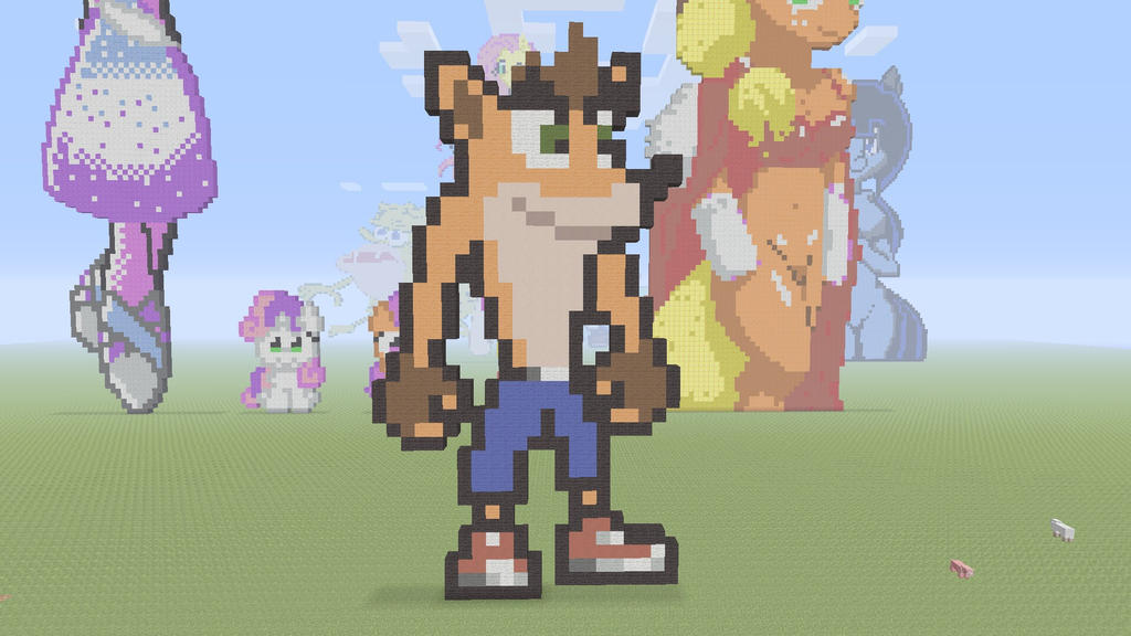 Crash Bandicoot Pixel Art By Thehoodedbrony On Deviantart Crash Bandicoot Pixel Art By Thehoodedbrony On Deviantart