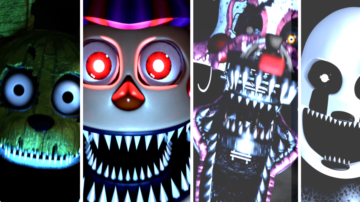 FNAF AR All Security Breach Animatronics Workshop Animations 