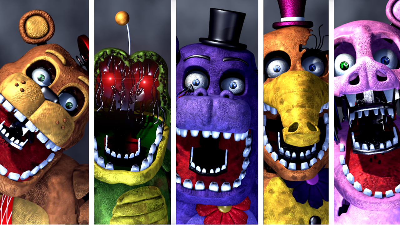 FNAF Stylized TJOC Characters Workshop Animations 