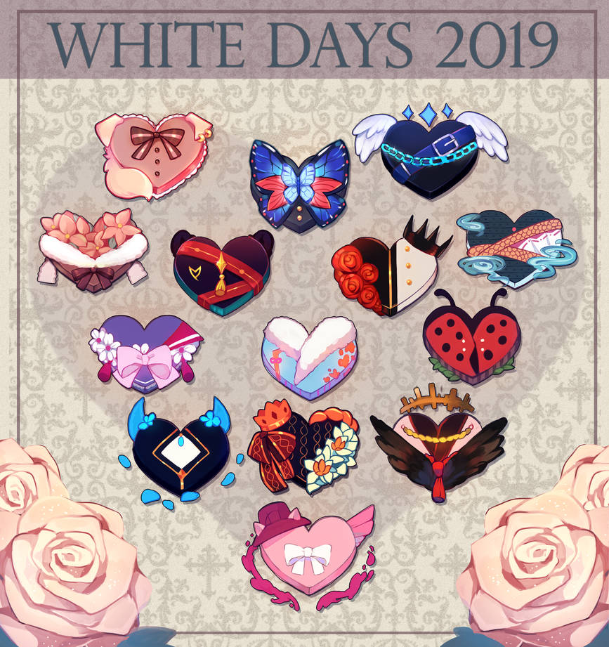 White Days Calendar 2019 by AnniverseStash White Days Calendar 2019 by AnniverseStash