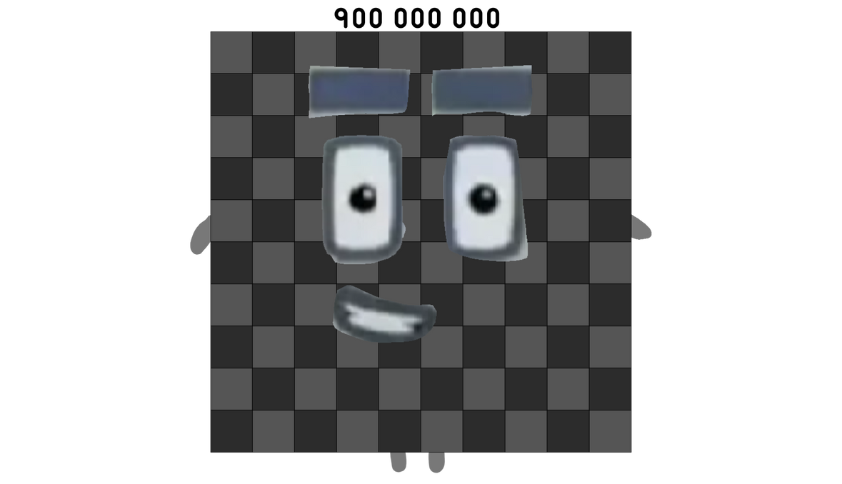 Numberblocks 900M Blocks by UzaThePPFanand4Hater on DeviantArt