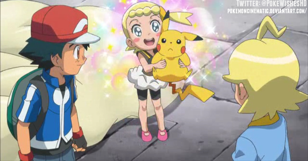 Ash, Clemont and Bonnie Meets - POKEMON XY ANIME by