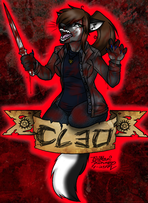 COMMISSION: Cleo The Hunter Badge