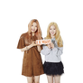 Red velvet Irene and Joy K wave png