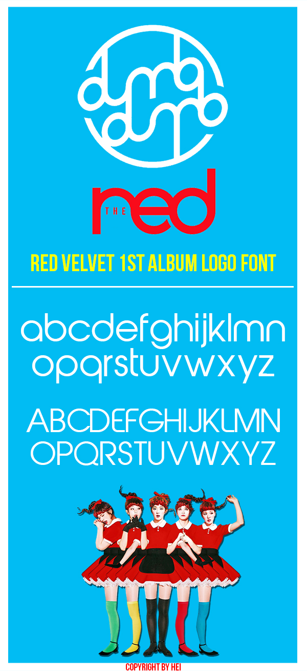 Red Velvet Script RED VELVET THE RED FONT by hyukhee05 on DeviantArt