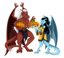 Happy Halloween Gargoyles