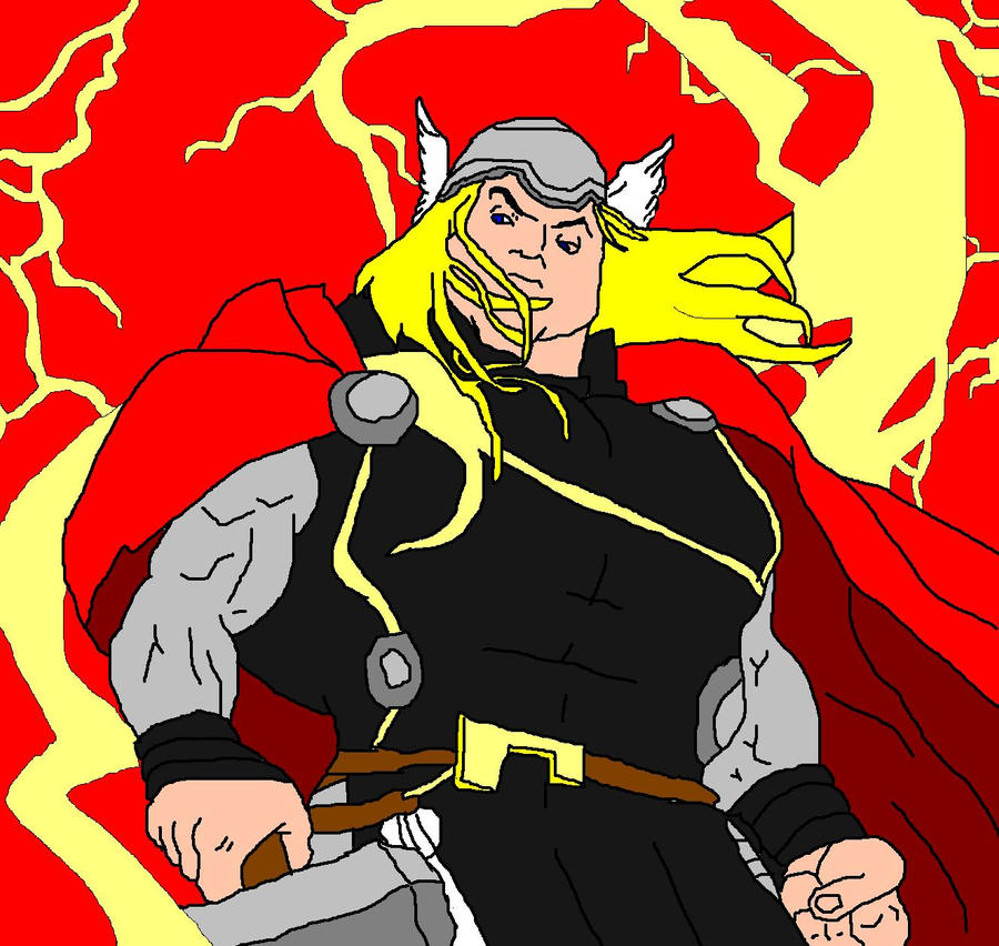 Thor Hamoos Thor with hamer by Zeekthehedgie on DeviantArt