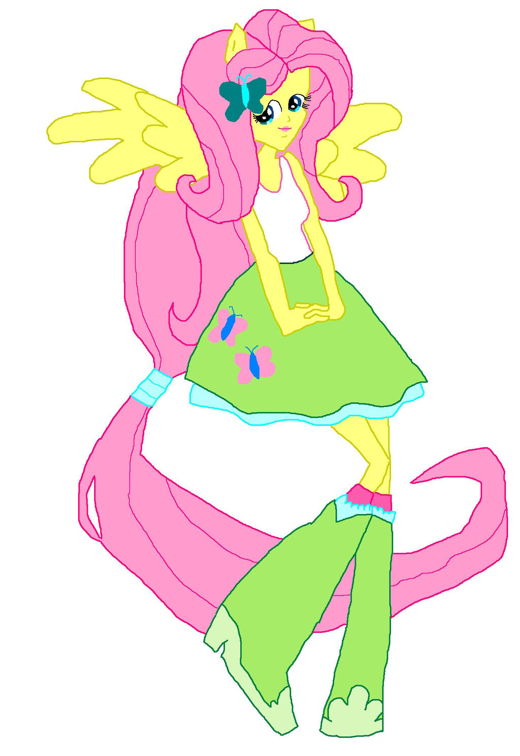 Fluttershy Equestria girls