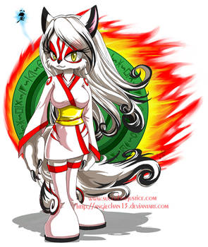 Okami--Amaterasu Sonic Style