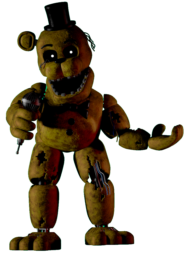 Withered Golden Freddy png images