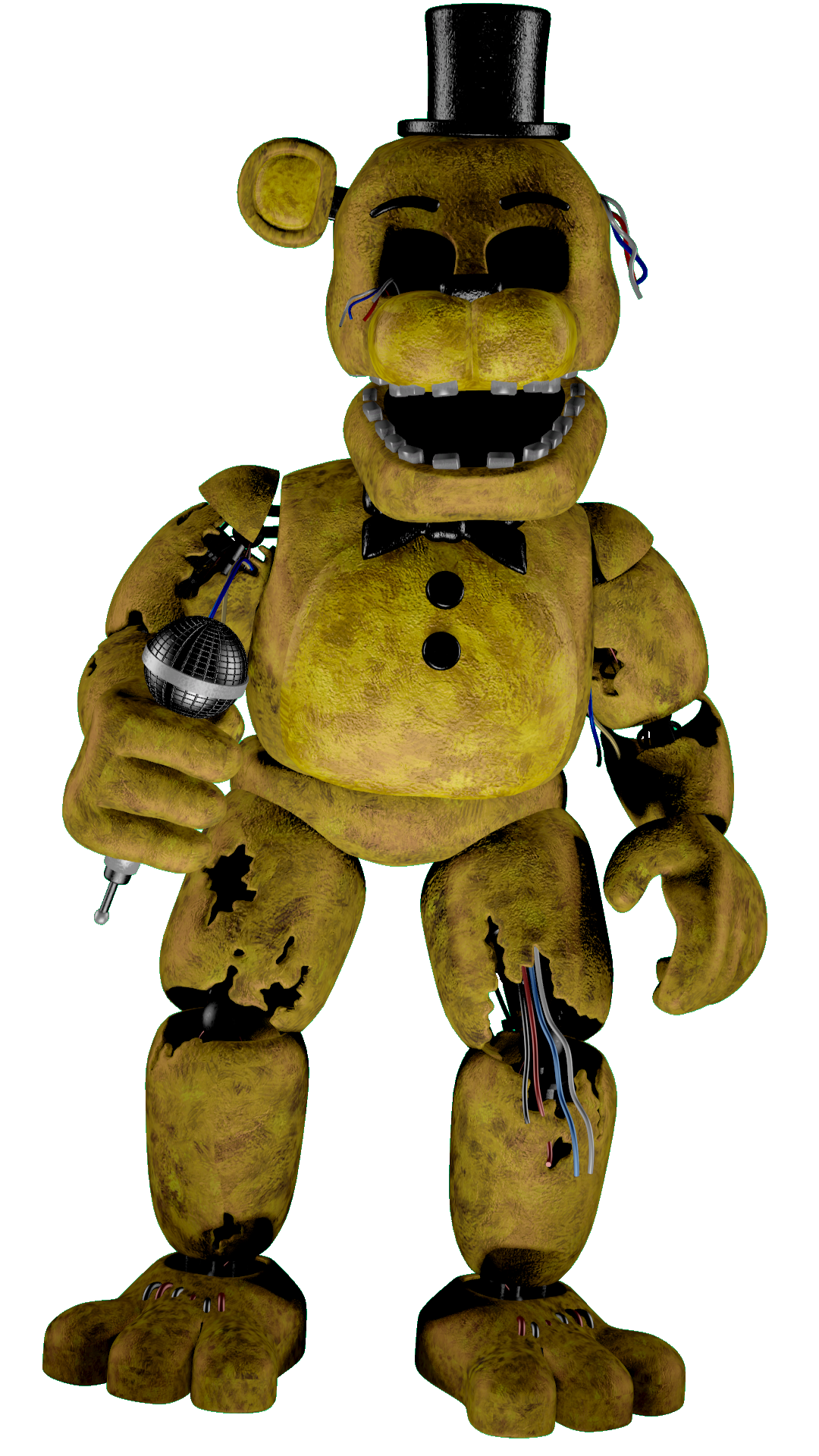 Withered Golden Freddy png images