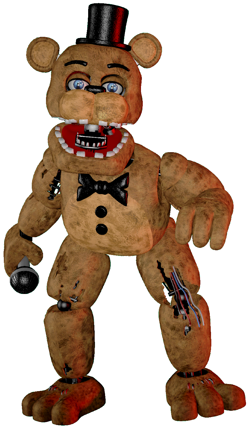 Withered Freddy practice render (Blender 2.79)