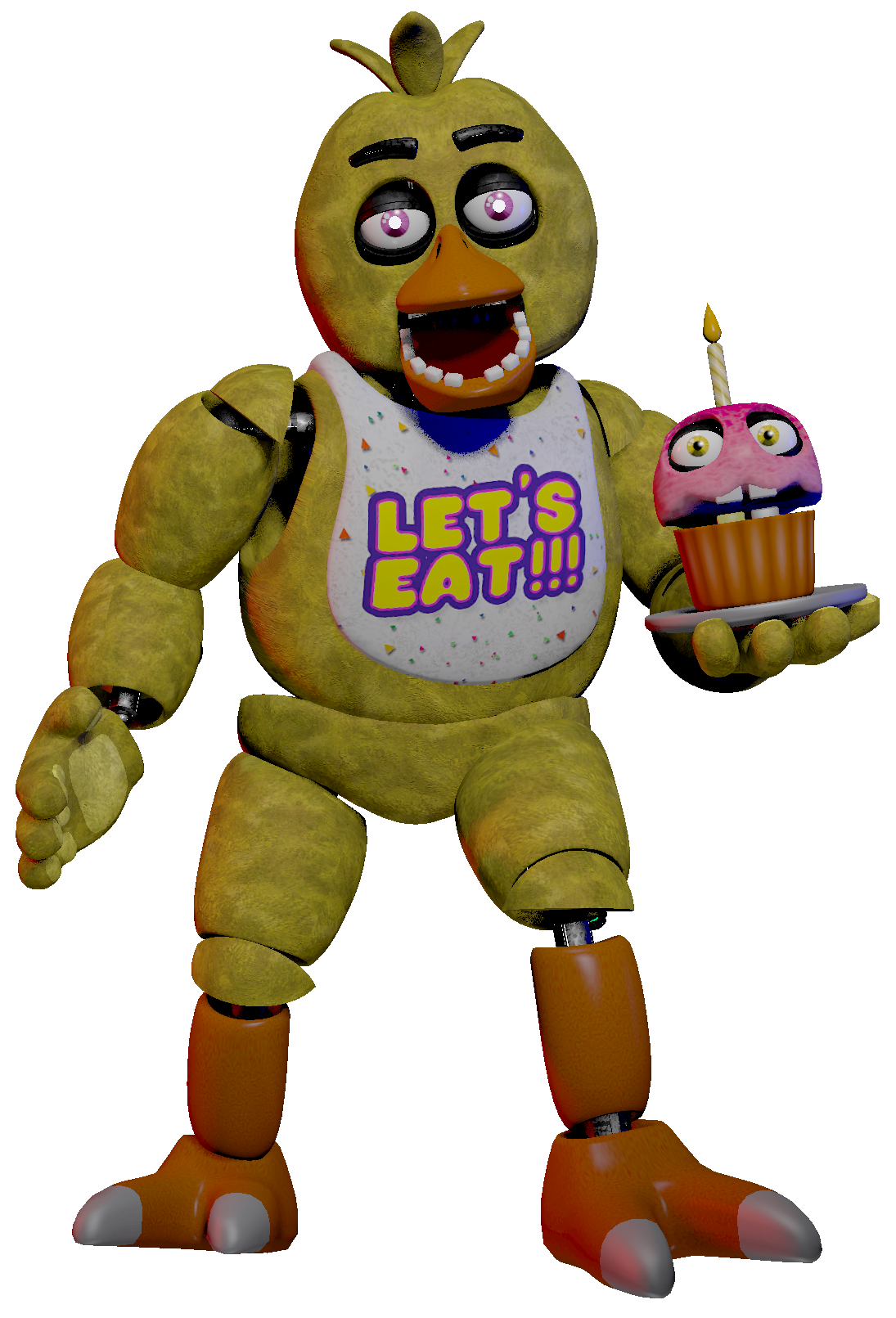 Fixed Stylized withered chica by darealccc on DeviantArt