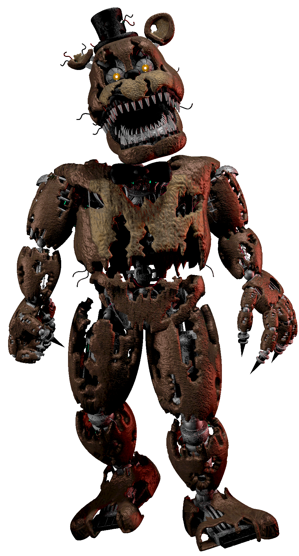 Fnaf Nightmare Freddy, HD Png Download - 467x702(#956811) - PngFind