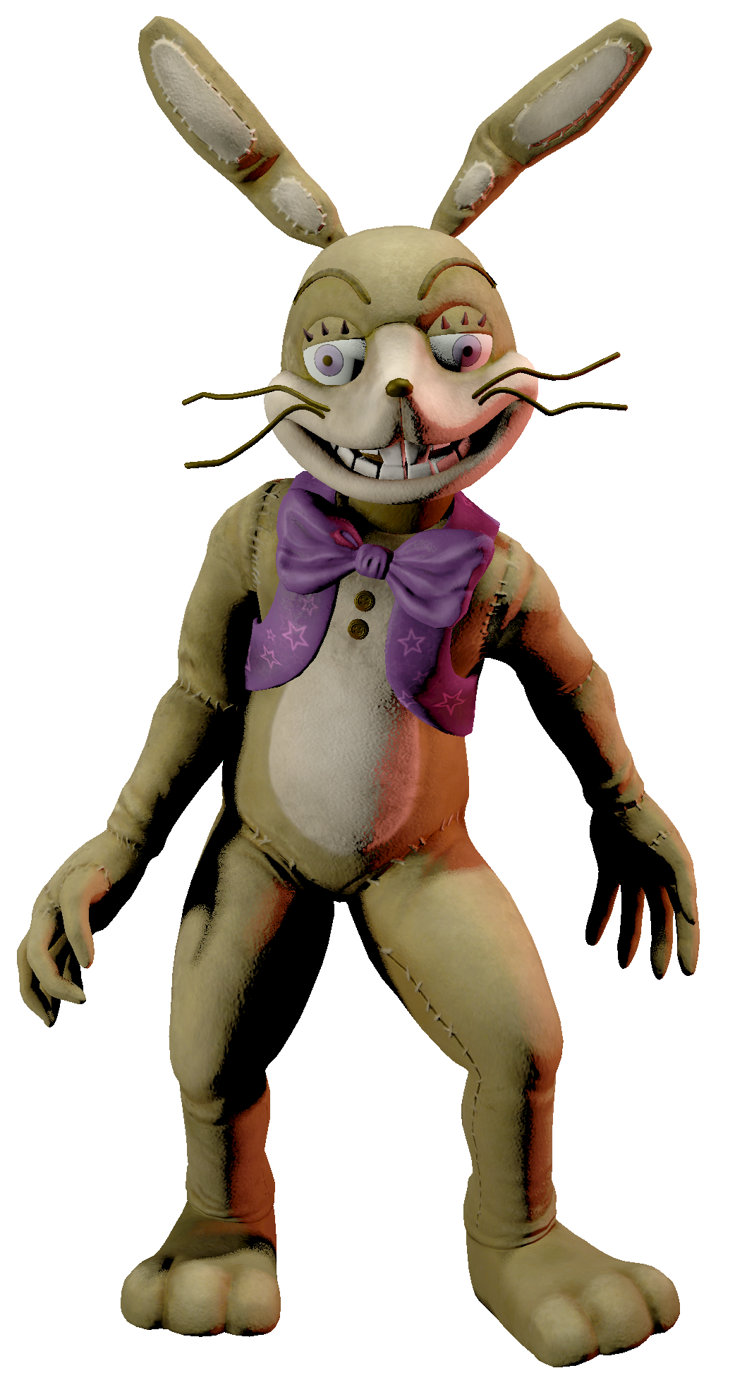 Glitchtrap Render #3 by KingAngryDrake on DeviantArt