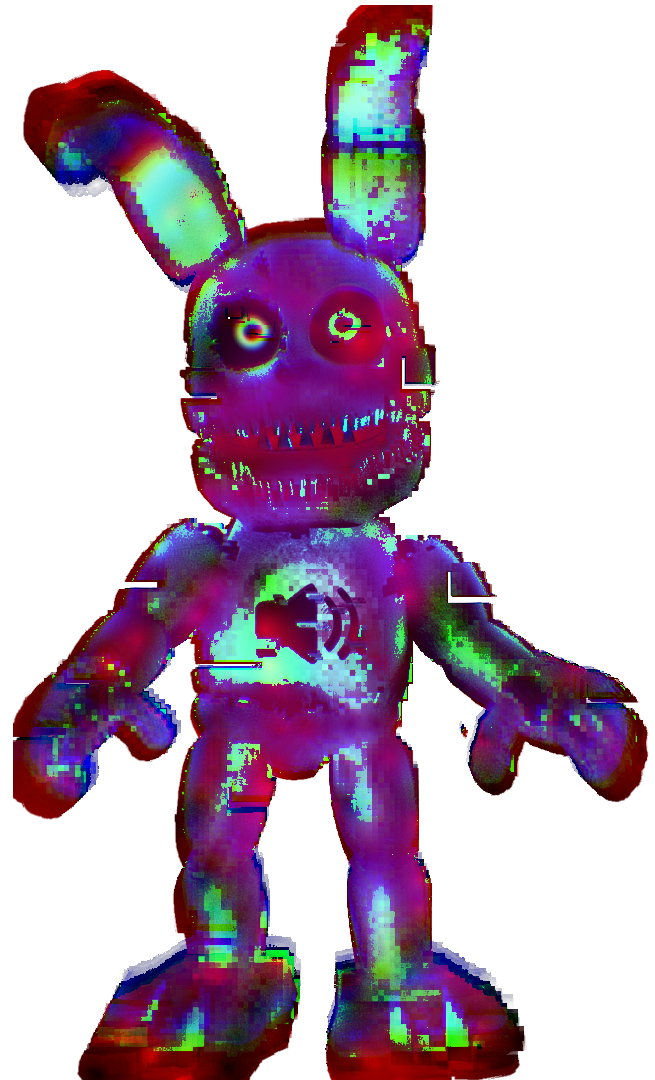 Glitchtrap chibi plush - PrecaMande