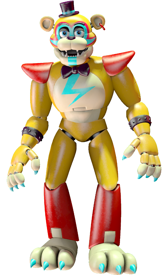 Glamrock Freddy Render by darealccc on DeviantArt
