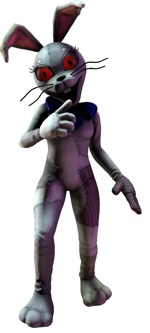 Shattered Glamrock bonnie render!! by darealccc on DeviantArt