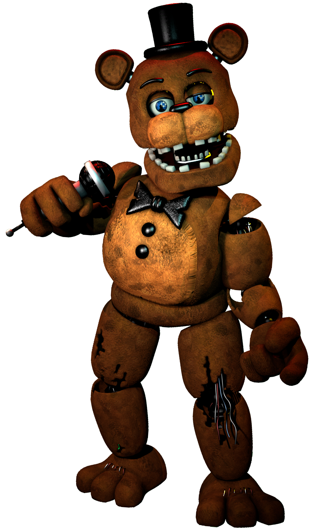 Withered Freddy Gracias Render png