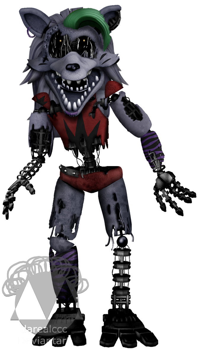 Withered Roxanne Wolf by darealccc on DeviantArt