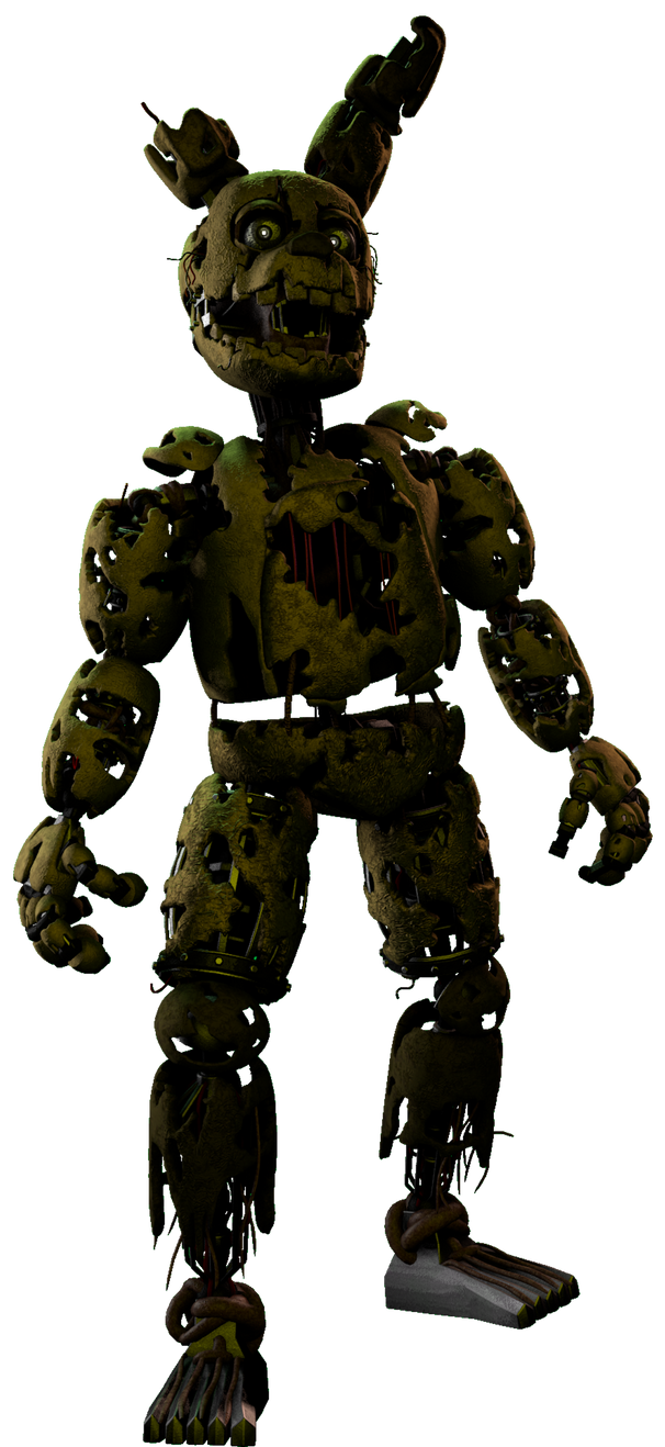 Springtrap V4 Springtrap render v4 by darealccc on DeviantArt