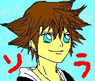 first sora paint by rrs on DeviantArt