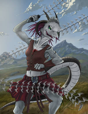 Viscerin's Blade of Chaos by Souvillaine Viscerin's Blade of Chaos by Souvillaine