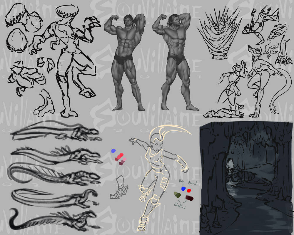 Various Design- and Sketchwork - Feb