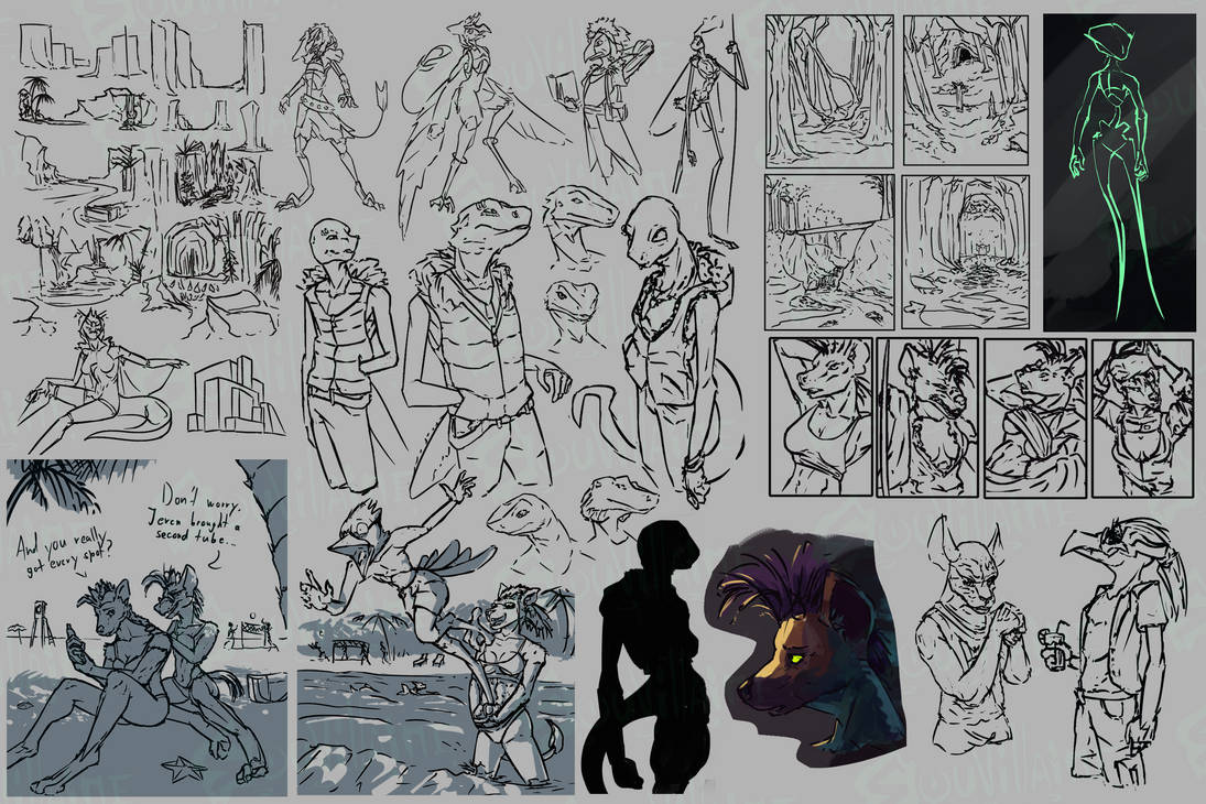 Various Design- and Sketchwork - June