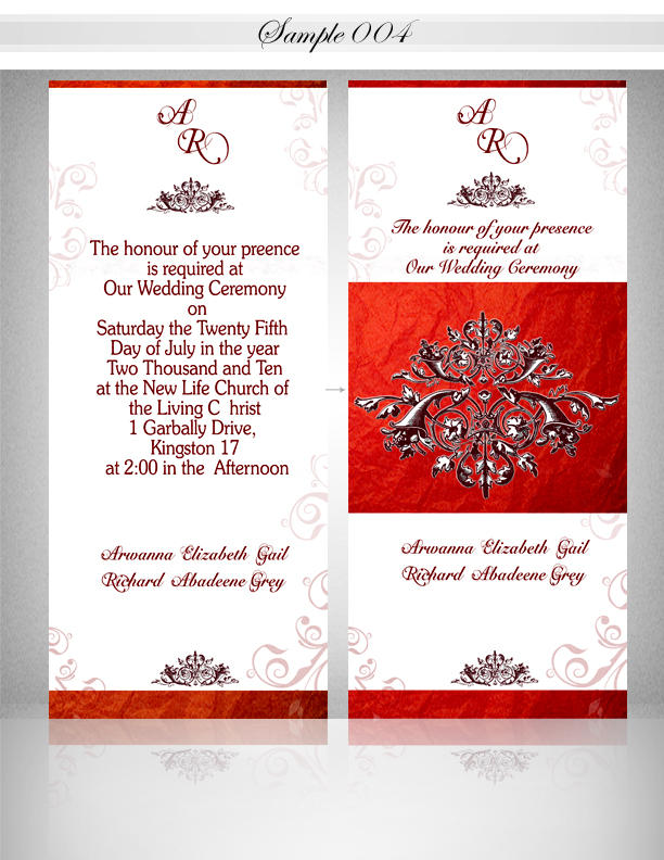 Wedding INV Sample 4 ::: by Gallistero on DeviantArt