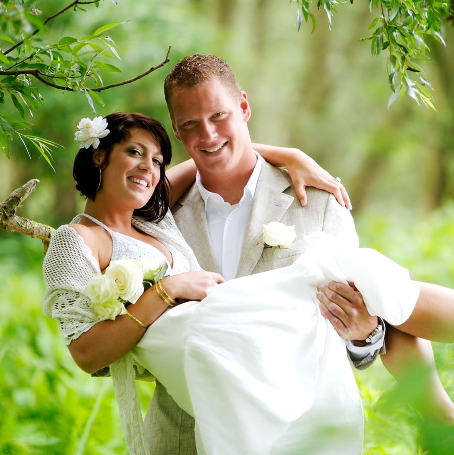 Colourful wedding