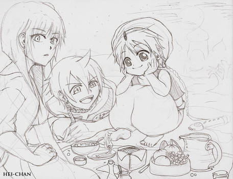 Magi Labyrinth of Magic sketch