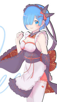Re:Zero Rem Japanese Maid Outfit