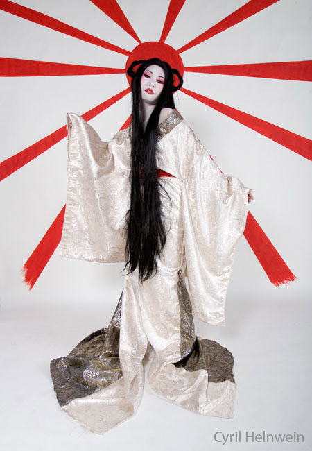Amaterasu - Shinto Sun Goddess by Cyril-Helnwein on DeviantArt