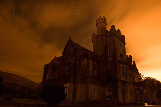 Castle at night