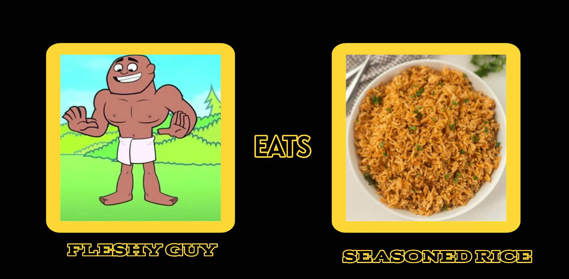 Buff Rice Person What if Fleshy Guy eats Seasoned Rice? by MASTUHOSCG8845ISCOOL on ...