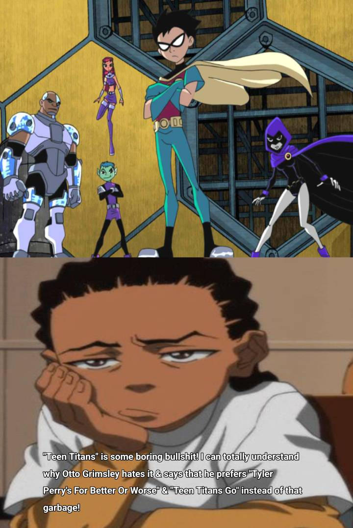 Riley Freeman gets bored of Teen Titans by MASTUHOSCG8845ISCOOL on ...