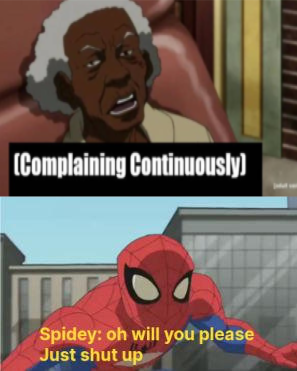 Nelly Ruckus annoys Spider-Man with her griping by MASTUHOSCG8845ISCOOL ...