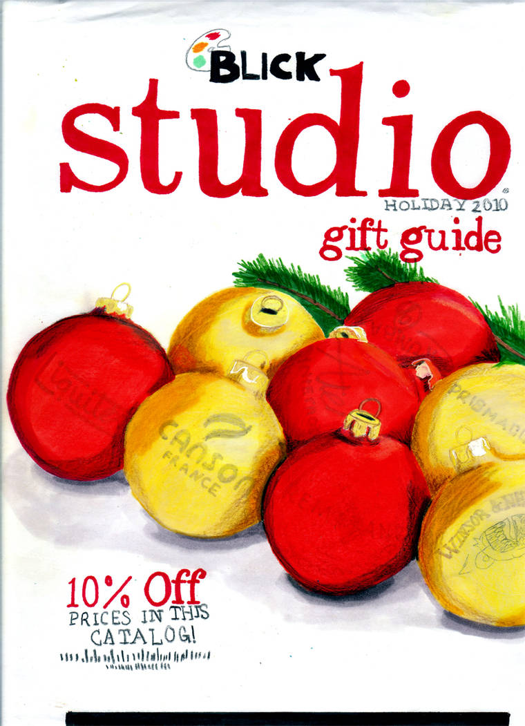 Dick Blick Catalog Cover by h4rdkisses on DeviantArt