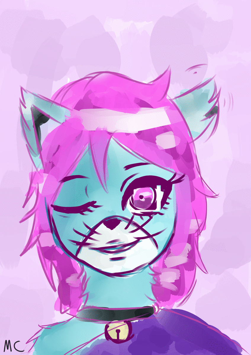The anime cat gif by xPastelinq on DeviantArt