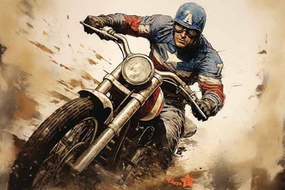 Cap Motorcycle Racer