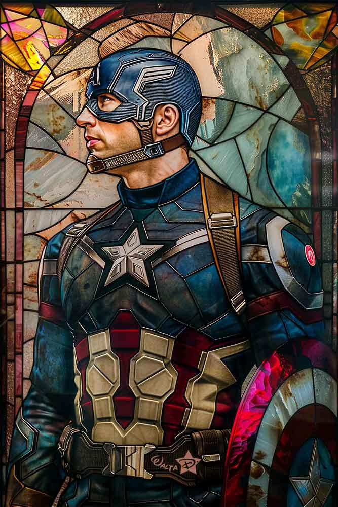Cap Glass Stained by superwalta on DeviantArt