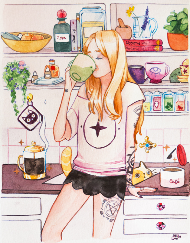 Witchy Art Challenge D21 KITCHEN WITCH