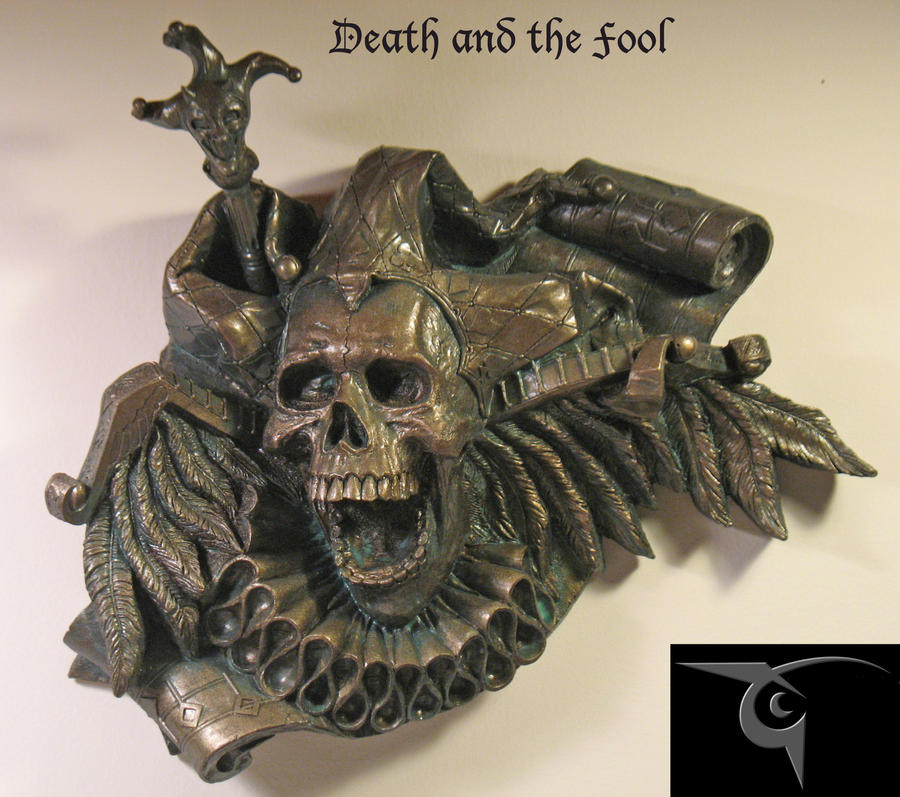 Death and the Fool faux bronze finish