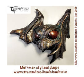 Mothman-plaque-bronze-adetsy